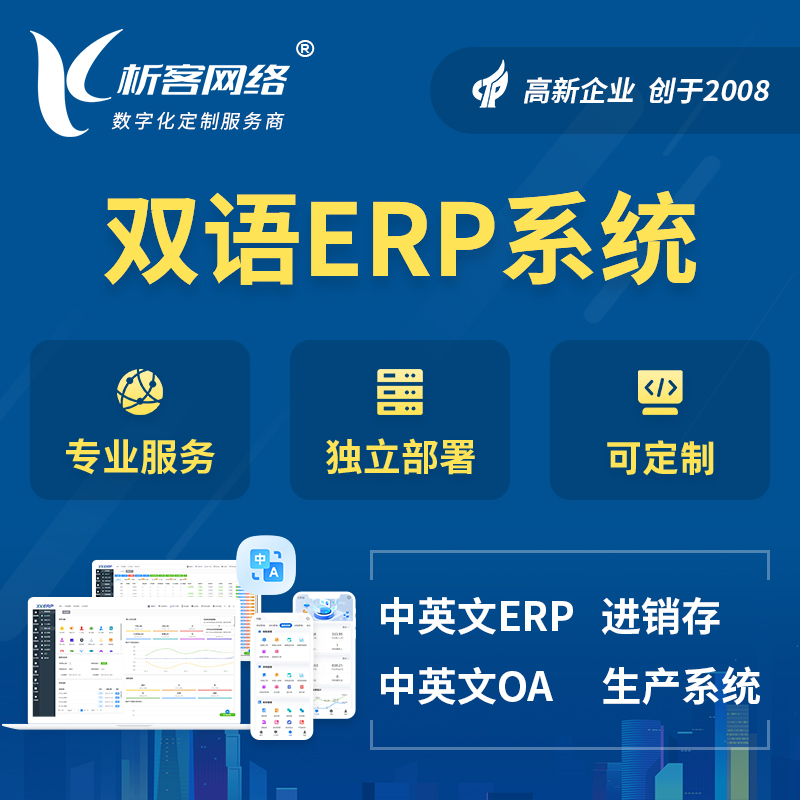 陇南双语ERP系统